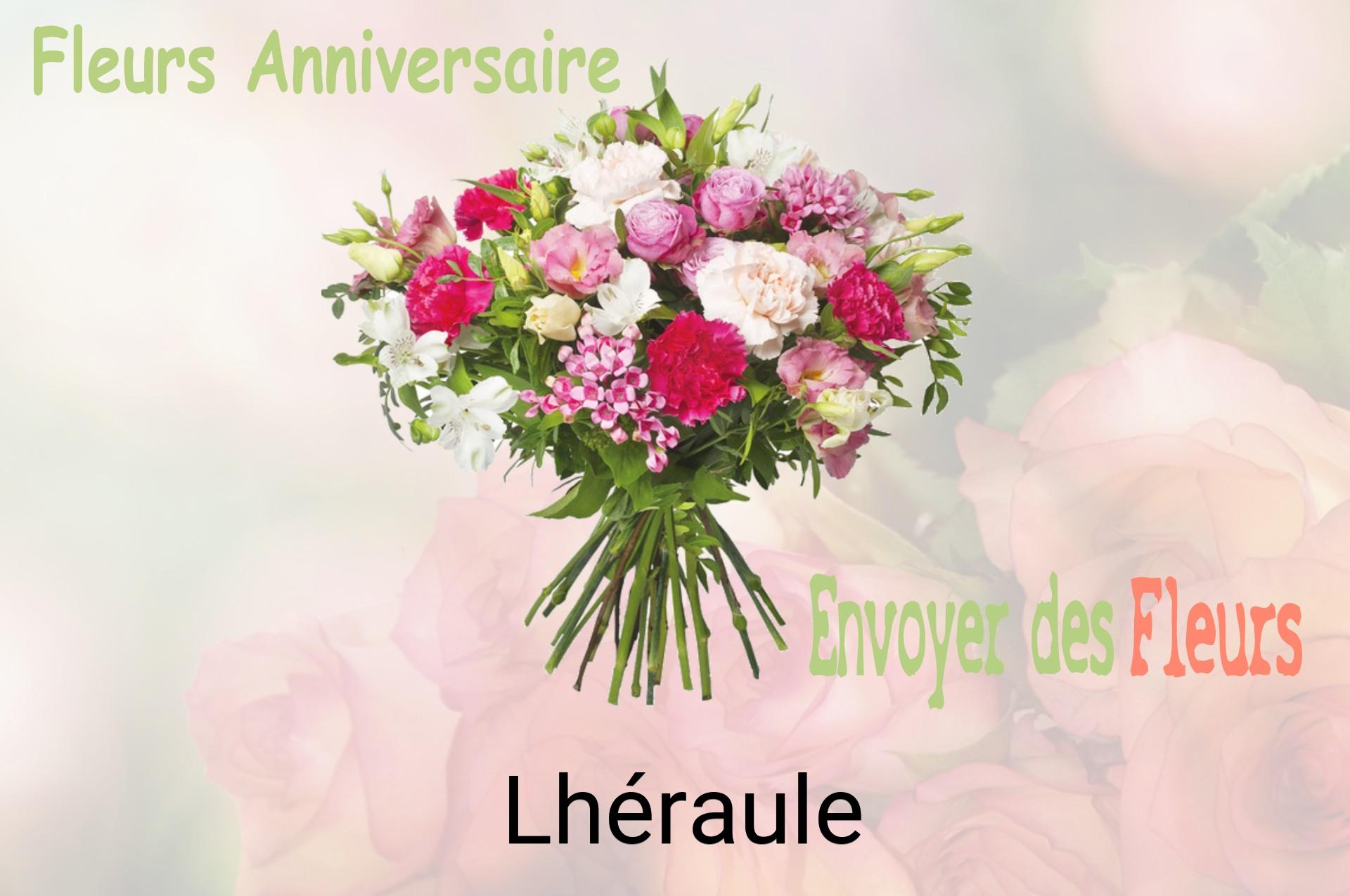 Bouquet de fleurs d’anniversaire livré à Lhéraule